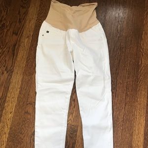 AG maternity jeans white slim fit size 29